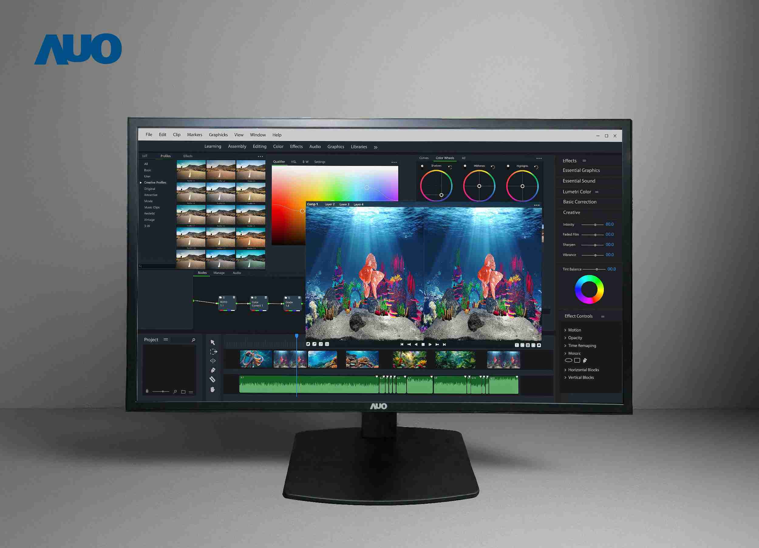口袋牛店开发32吋2D/3D专业桌上型显示器，，拥有8K4K超高分辨率，，并以低串扰算法优化3D显示效果，，，，搭载自动眼球追踪功能，，，能实时调整3D图像，，，进行实时2D与3D无缝共存窗口，，，，提供图像设计工作者突破二维接口的崭新工作氛围与效率